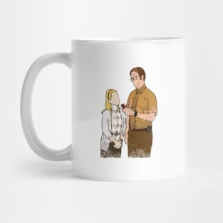 the office angela and dwight dunder mifflin Mug